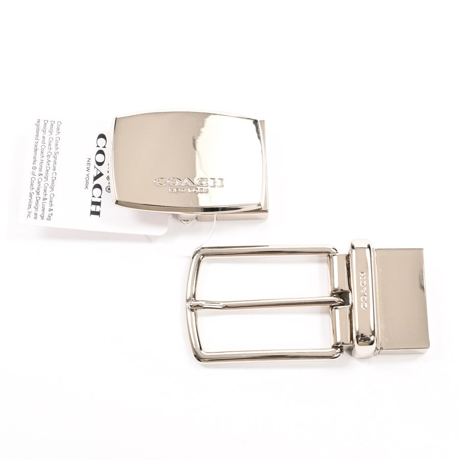 【新品未使用】COACH ベルトF65242 COACH コーチ ベルトセット リバーシブル メンズ シグネチャー