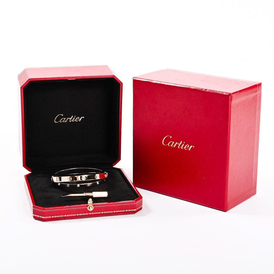 カルティエ | ラブブレス | N6039117 | K18WP | 中古A品