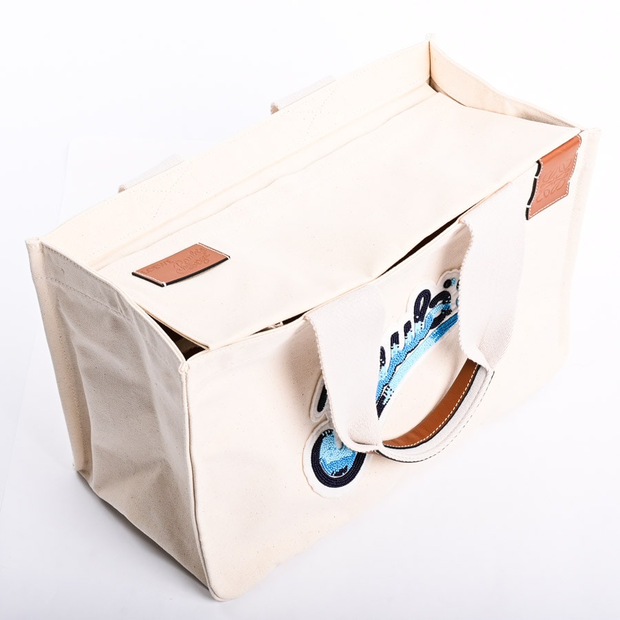 トートバッグ(約W42xH26.5xD20cm(実寸) クリーム): ブランド