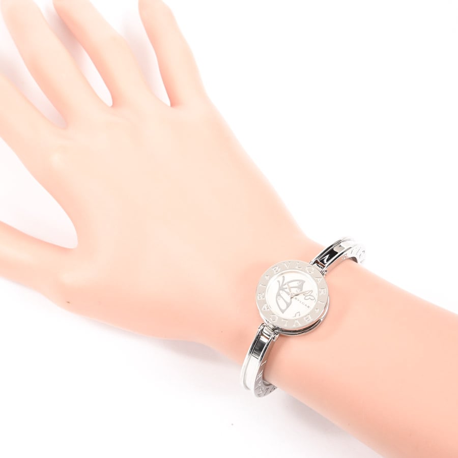 美品 稼動品 B-zero1 BZ22S レディース ホワイトシェル 楽天市場】ブルガリ 時計 レディース ビーゼロワン BZ22S B