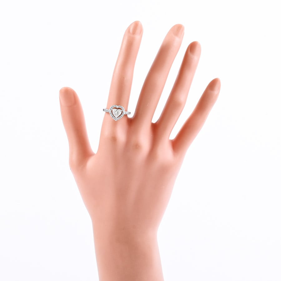 ノーブランド Pt900 プラチナ 南洋真珠12.3mm ダイヤ0.16ct リング  