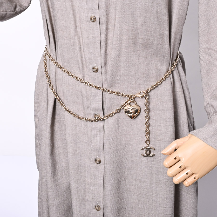 チェーンベルト | ゴールドメッキ | 中古A品| レディース│シャネル