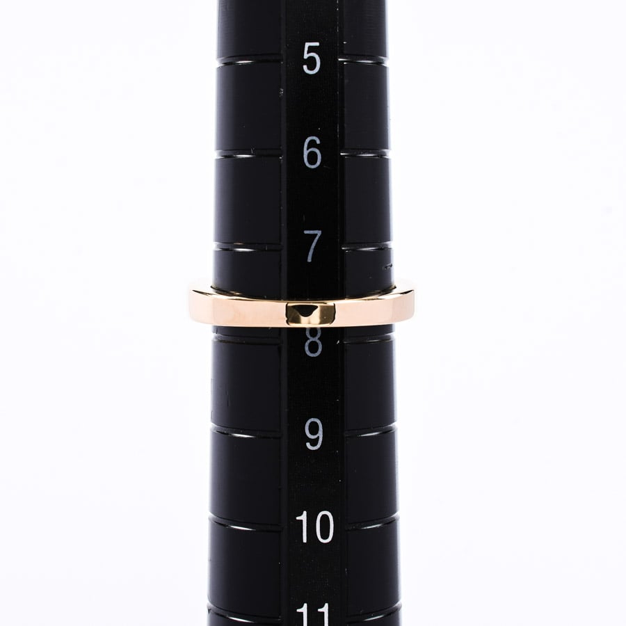 極美品 ティファニー ハーフサークル チャネルセッティング 19.5号 k18 チャネルセッティング ハーフサークル | K18イエローゴールド