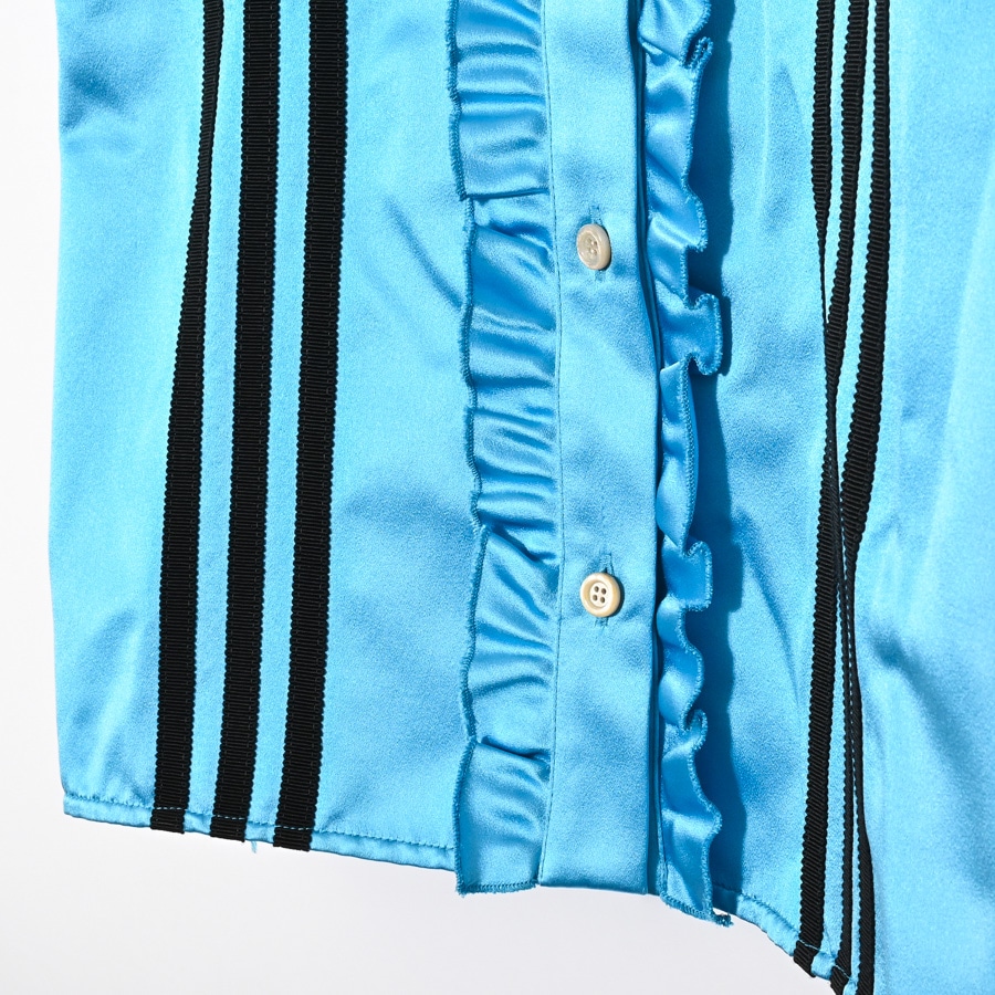 グッチ シャツ シャツ  723279ZHS84 ブルー レディース 中古AB品 シャツ | 723279ZHS84 | シルク | 中古AB品| レディース│グッチ