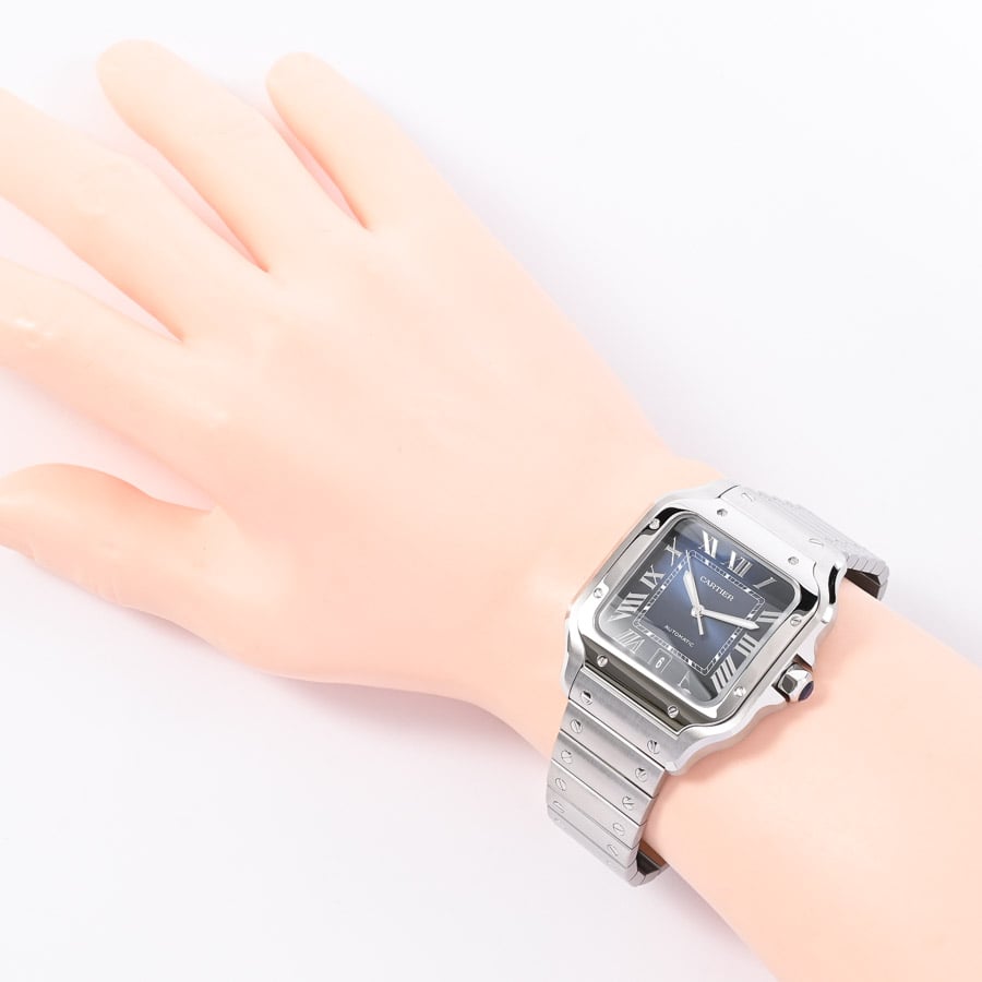 サントス ドゥ カルティエ LM(ケース:約39.8mm(実寸)/ブレス