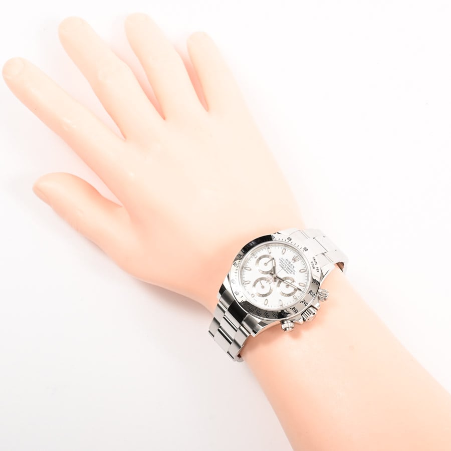デイトナ(ケース:約40mm/ブレスサイズ:約18.5cm ホワイト