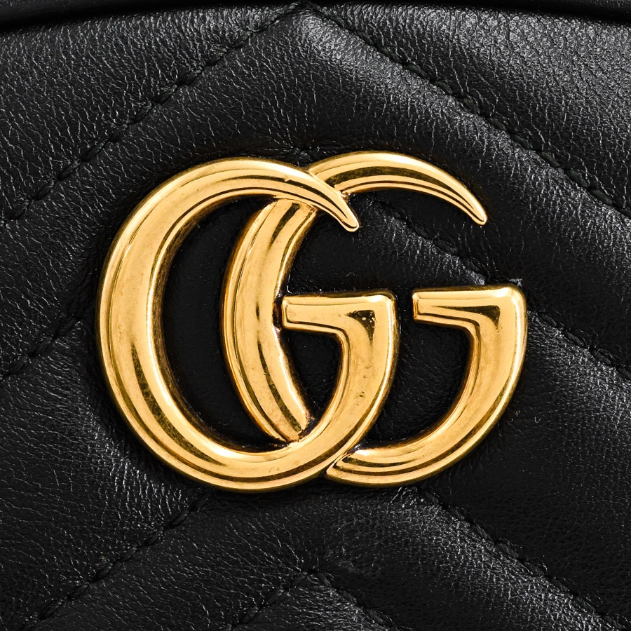 【正規品】gucci ggマーモント　ウエストバッグ 国内発送】グッチ ベルトバッグ GGマーモント ウエストバッグ