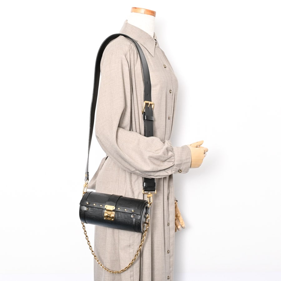 ルイ・ヴィトン LOUIS VUITTON ショルダーバッグ/ハンドバッグ パピヨン トランク M58655 ノワール エピレザー ゴールド金具 【中古】 LOUIS VUITTON（ルイ・ヴィトン） エピ パピヨントランク 2WAY