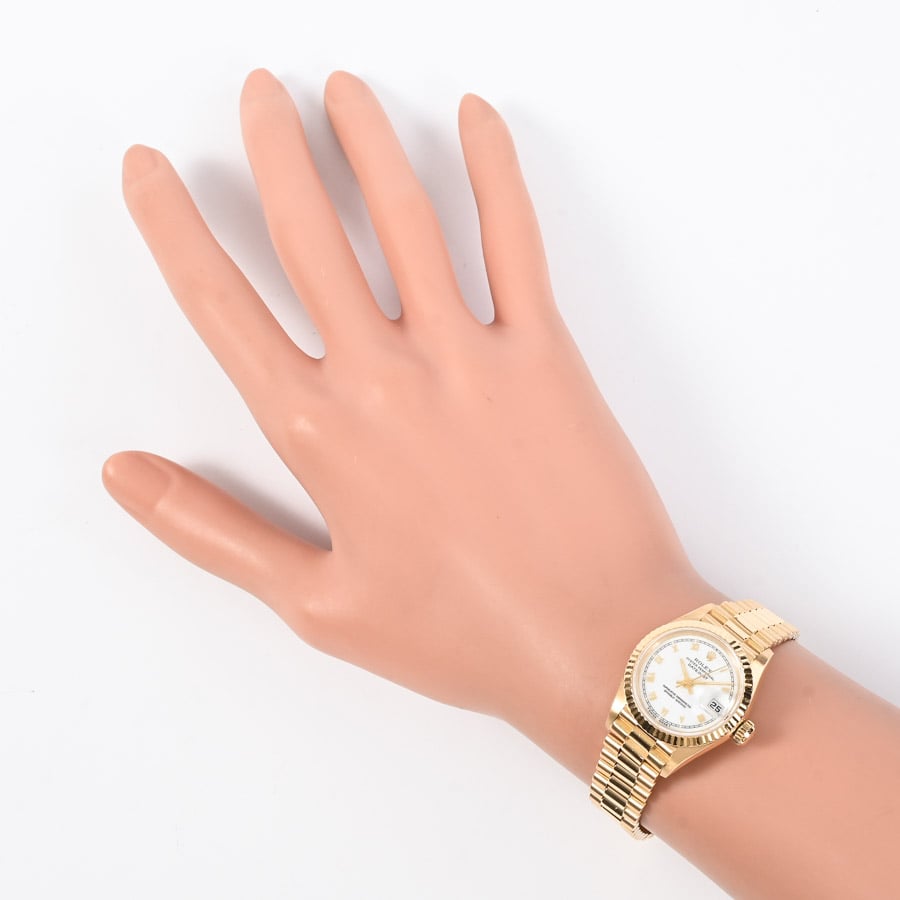 ロレックス デイトジャスト 26mm 69178 レディース 腕時計【Aランク】【中古】 ロレックス デイトジャスト 69178 オブシディアン レディース 時計