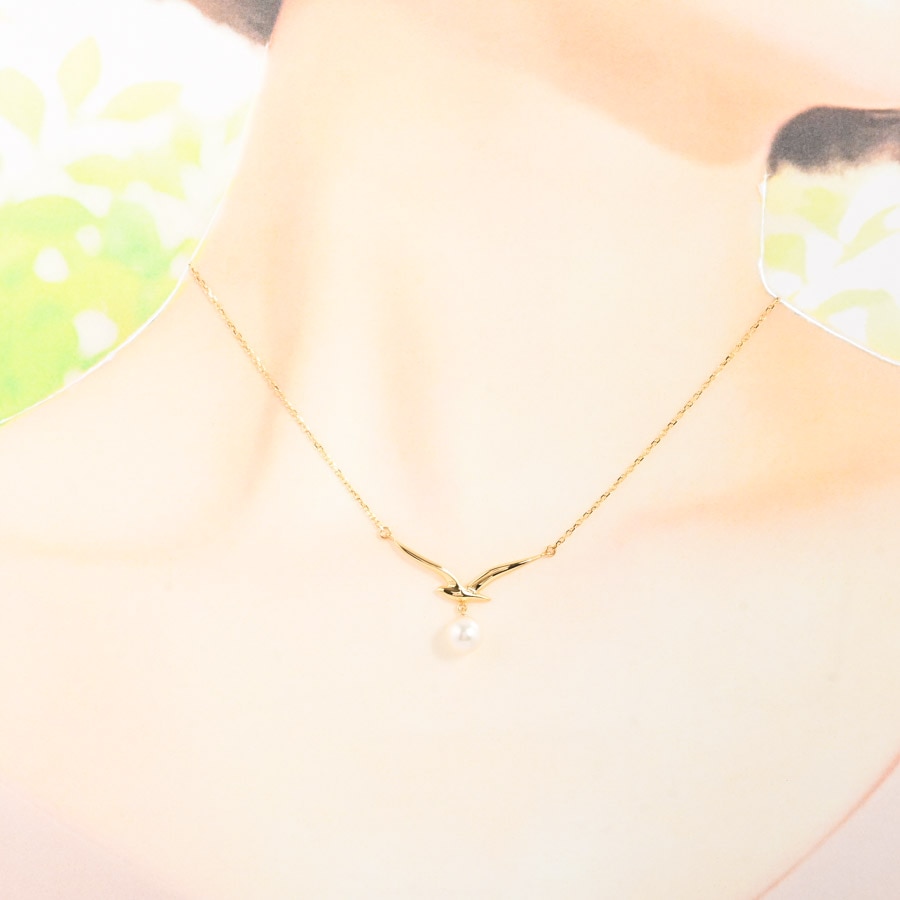 MIKIMOTO☆ミキモト パール K18YG ネックレス 公式通販 1090 ミキモト 