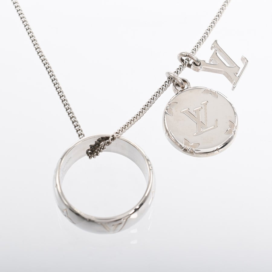 リングネックレスモノグラム | M62485 | メタル | 中古A品| ユニ