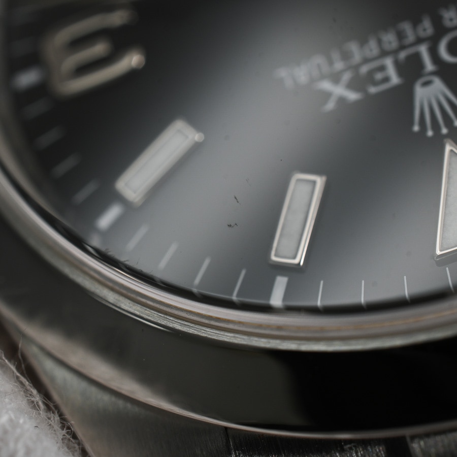 【新品未使用】Explorer エクスプローラー ブラック エクスプローラー1(ケース:約39mm/ブレスサイズ:約18.5cm ブラック