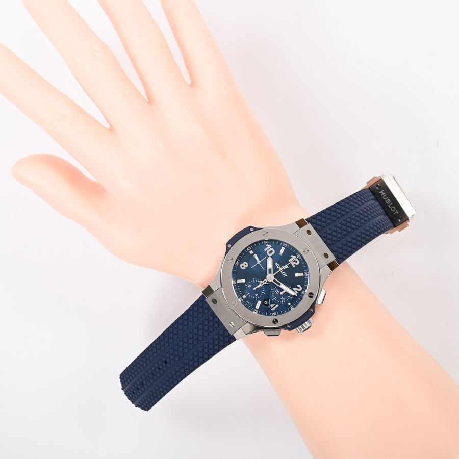 ウブロ ビッグバン スチール ブルー クロノグラフ 44MM 2019年