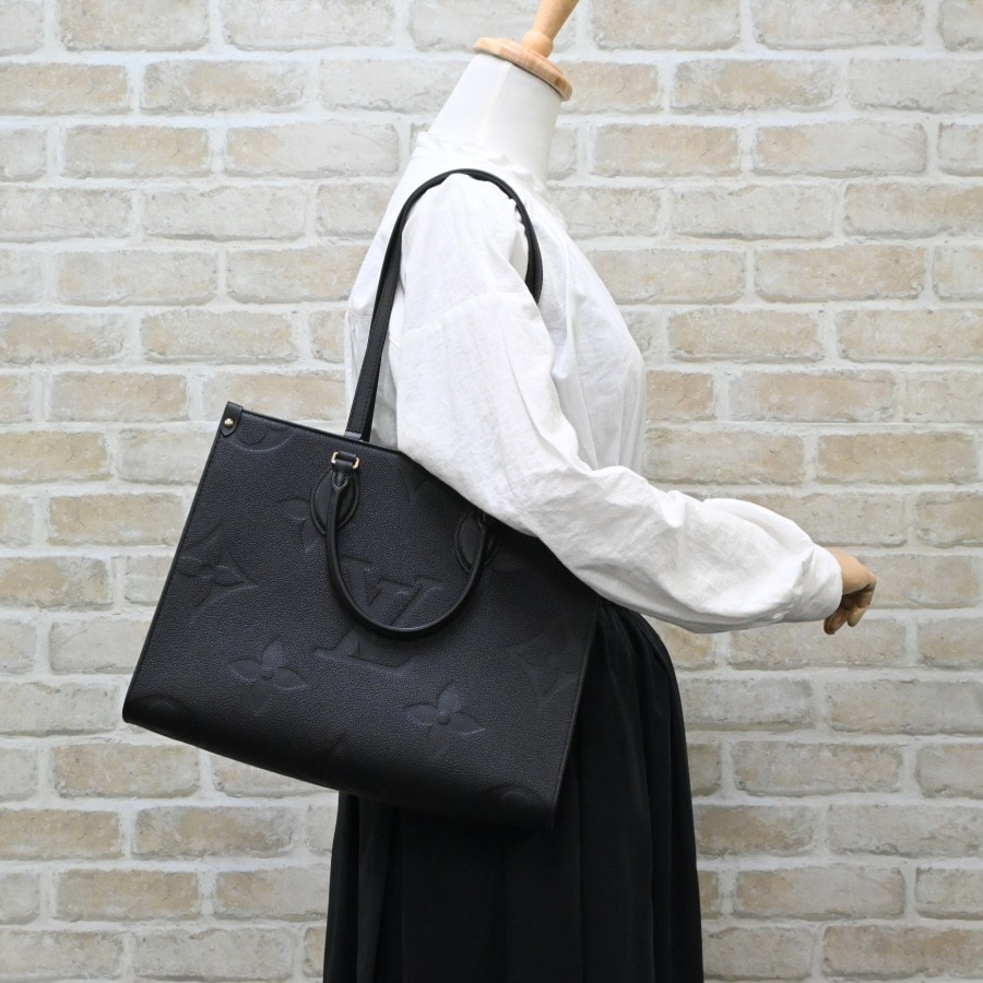 とても綺麗♡LOUIS VUITTON♡オンザゴーMM♡ M45595♡正規品 楽天市場】ルイヴィトン LOUIS VUITTON オンザゴー MM 黒