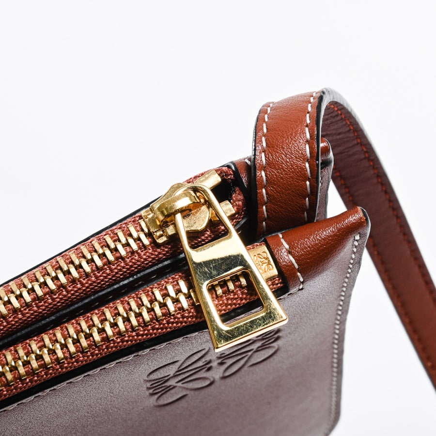 LOEWE ロエベ GATE DOUBLE ZIP POUCH BAG ゲート ダブルジップ