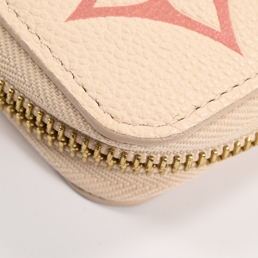 LOUIS VUITTON ルイ ヴィトン  ジッピーウォレット 長財布 M81914 モノグラムアンプラント   クリーム ローズトリアノン ゴールド金具 ラウンドファスナー ビトン 【本物保証】 LOUIS VUITTON（ルイ・ヴィトン） 長財布 レディース LOUIS VUITTON
