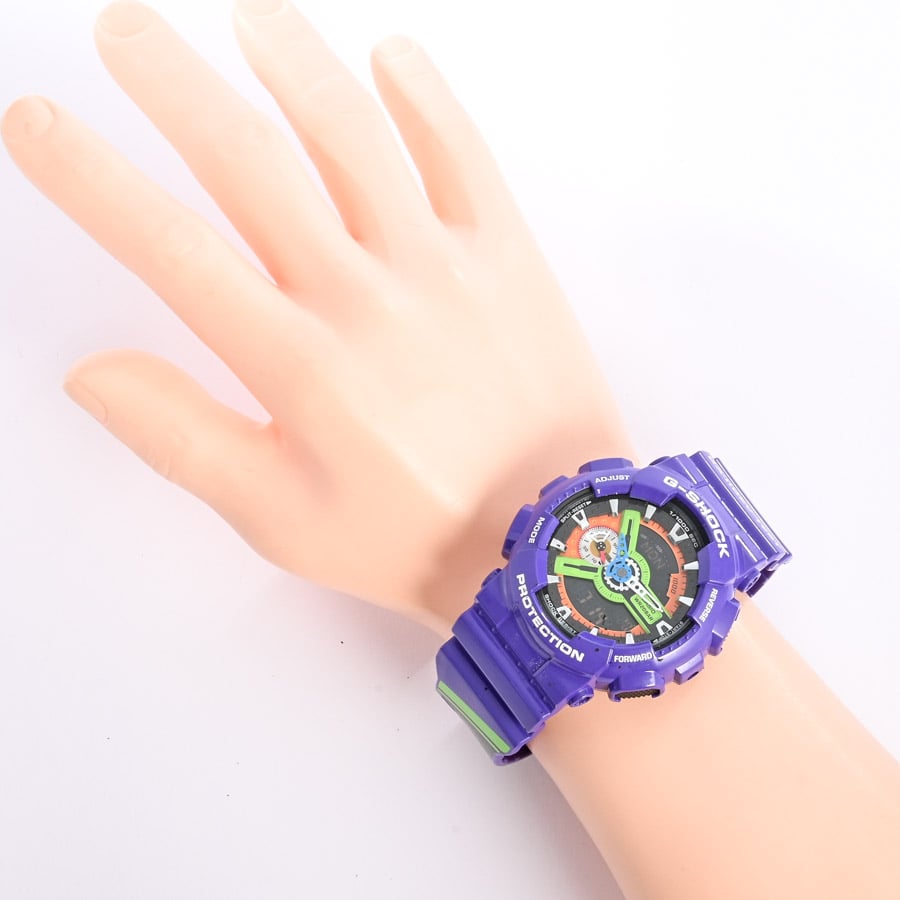 G-SHOCK エヴァンゲリオン | GA-110EV-6AJR | ステンレス | 中古A品