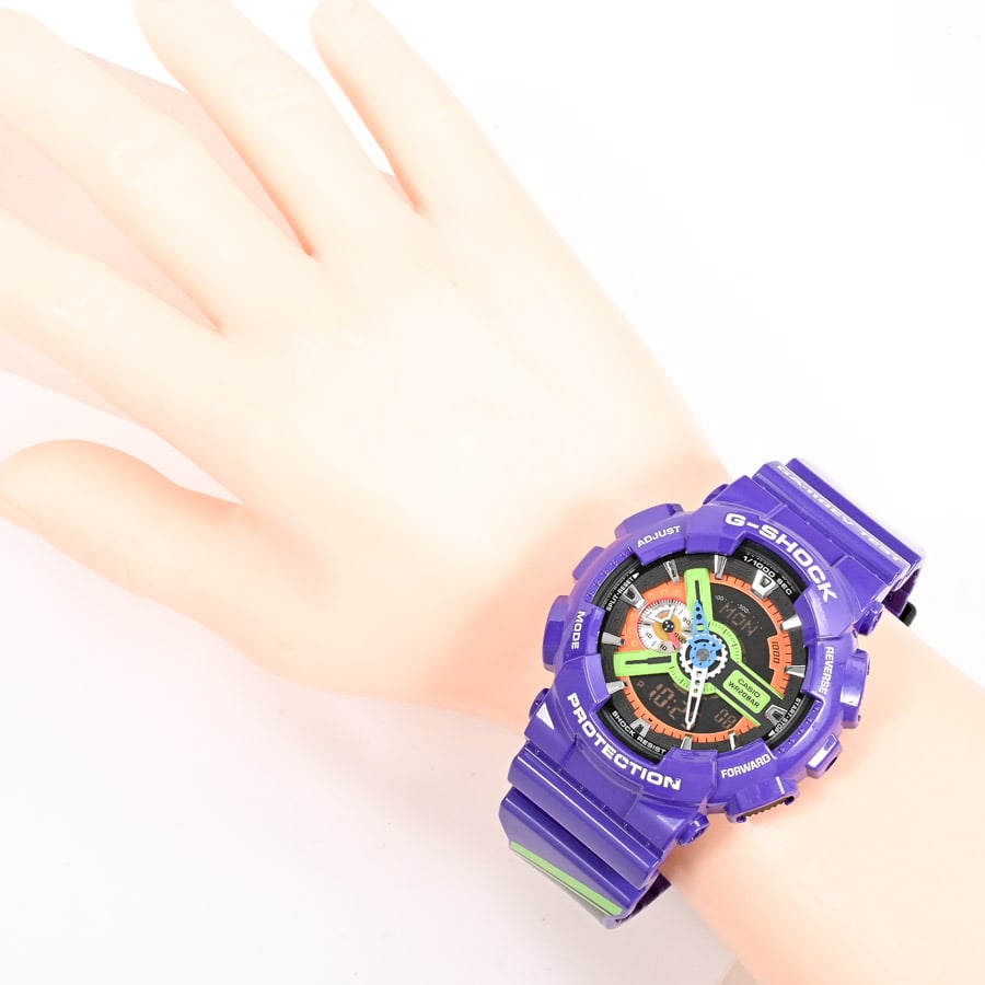 G-SHOCK エヴァンゲリオン | GA-110EV-6AJR | ステンレス | 中古A品