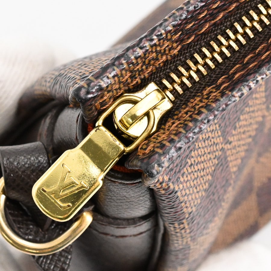 美品 LOUIS VUITTON ダミエエベヌ トゥルース メイクアップ LOUIS VUITTON - 本物 ルイヴィトン LOUIS VUITTON LV