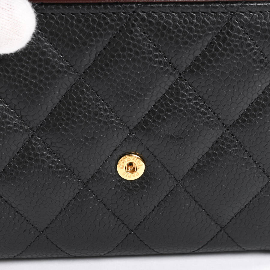 クラシックスモールフラップウォレット(約W11.5xH10cm(実寸) ブラック