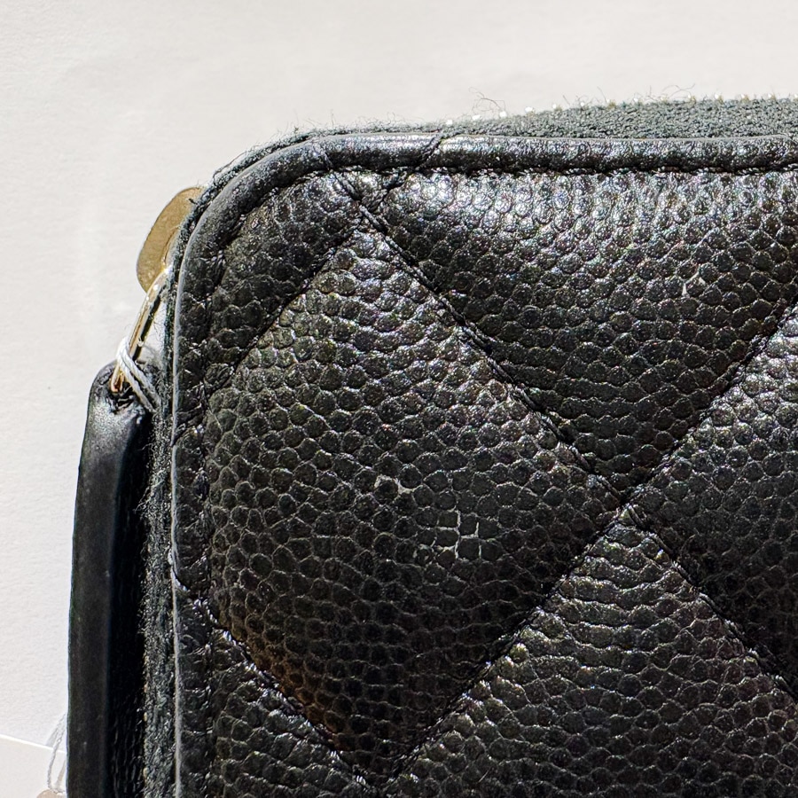 CHANEL パース　ジップ ジップコインパース | AP3728 | ミディアムウォレット | キャビア