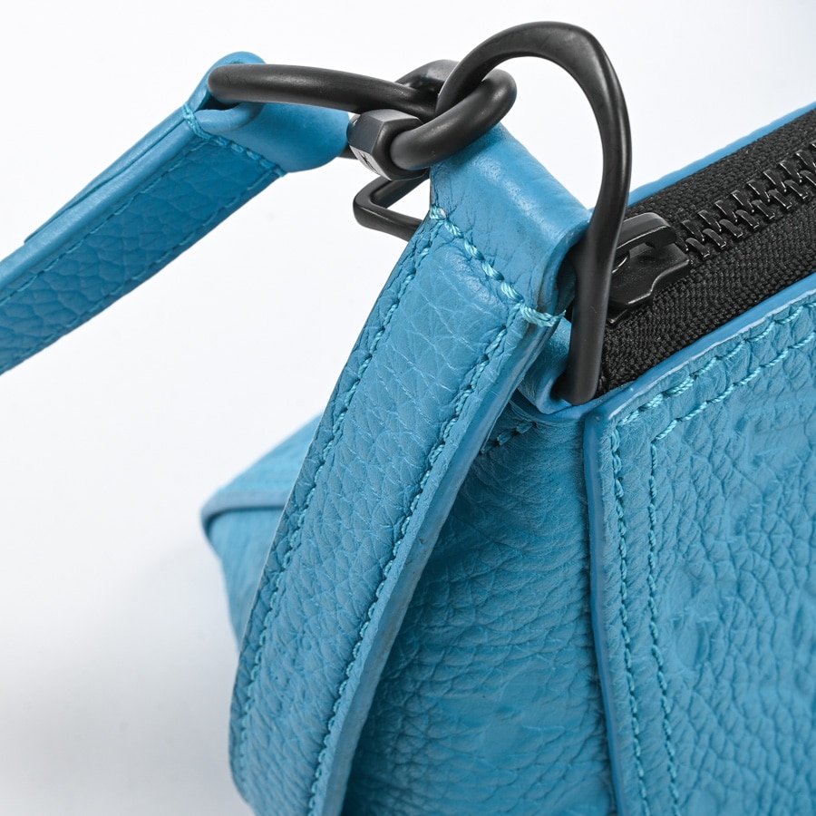 トリアングルメッセンジャー(約W21xH15xD14cm(実寸) ターコイズ