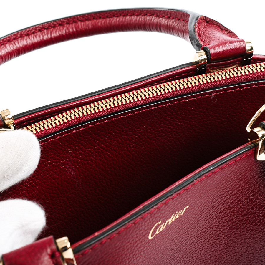 Cドゥカルティエ2WAYハンドバッグ | ハンドバッグ | 型押しレザー