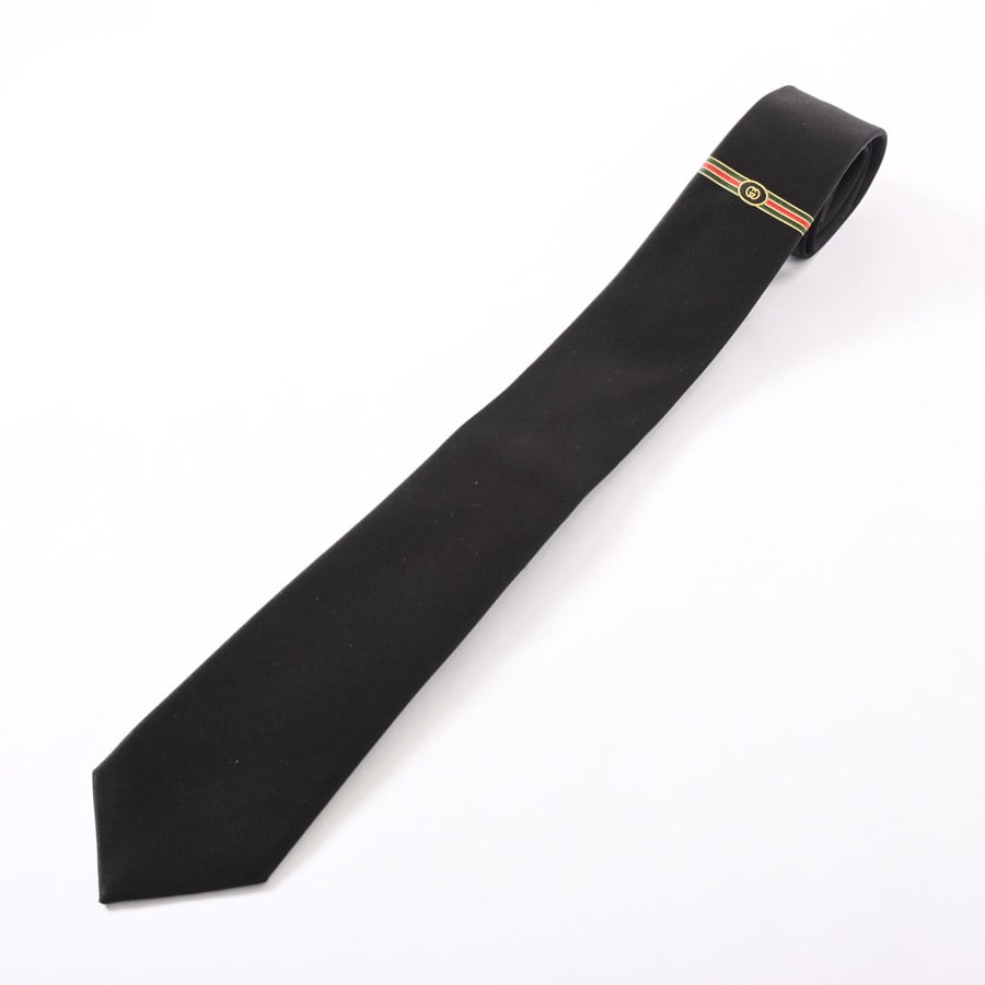 ネクタイ ブラック 全体長さ148x横幅最大7cm(実寸)