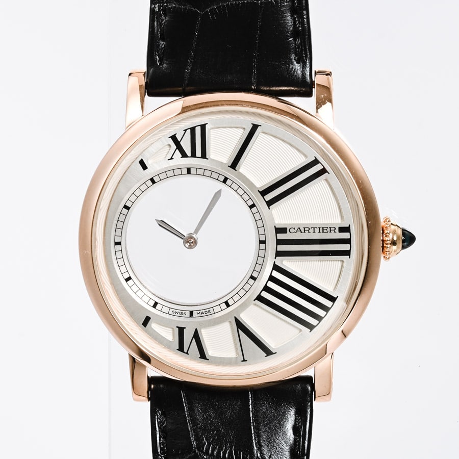 ロトンド ドゥ カルティエ ミステリアス アワーズ スケルトン ケース:約42mm