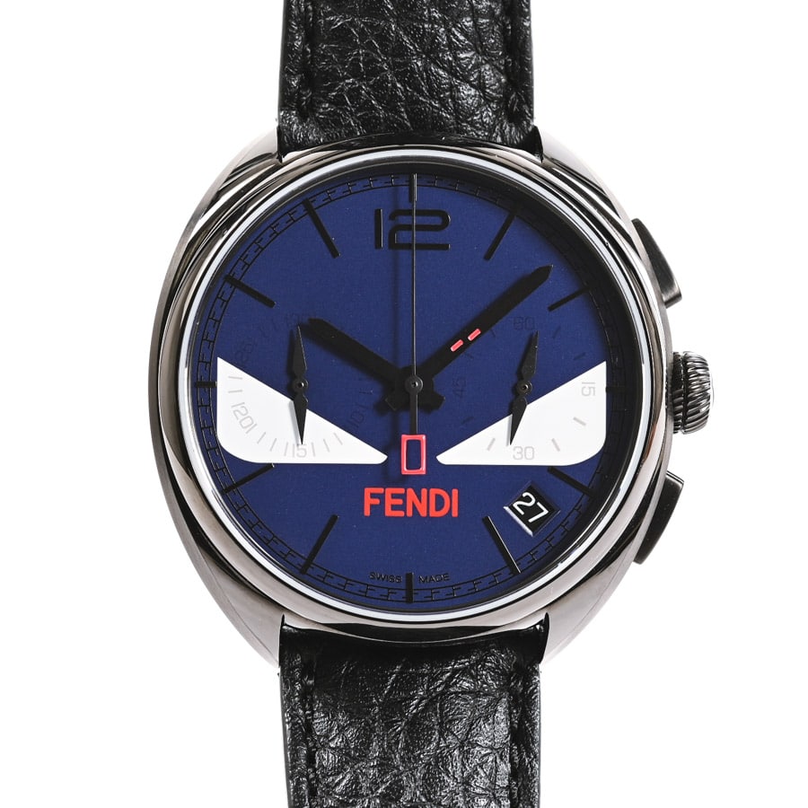 【新品未使用】FENDI MOMENTO クロノグラフ メンズ 腕時計 付属品