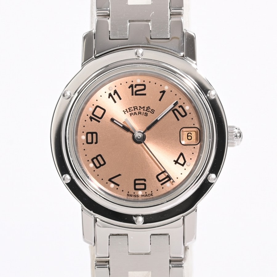エルメス HERMES クリッパー CL4.210 レディース 腕時計 中古A品│新品