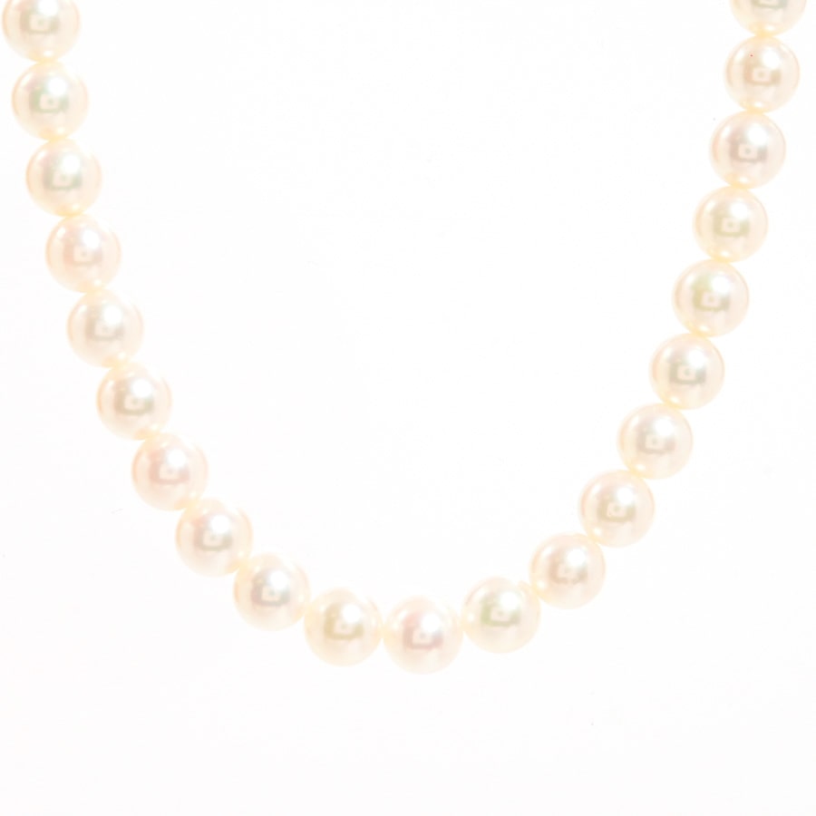パール ネックレス チェーン長さ(留め具含):約38cm