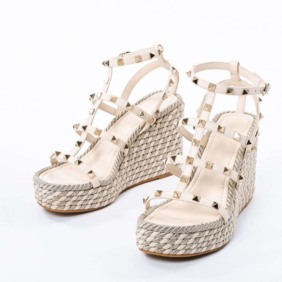 サンダル アイボリー #38(日本サイズ:約25cm)