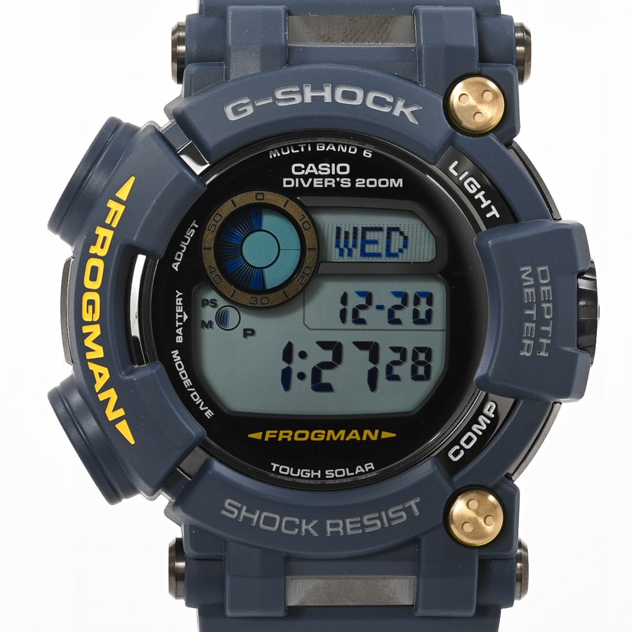 GーSHOCK MASTER OF G FROGMAN ブラック ケース:約50mm(実寸)