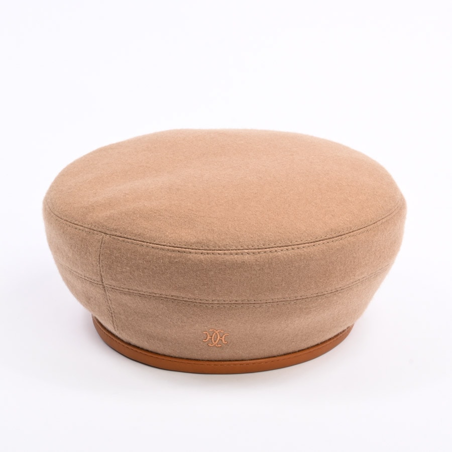 ベレー帽 ベージュ メーカーサイズ#56 / 頭囲53cm(実寸)