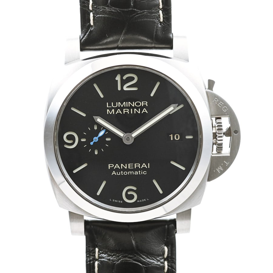 ルミノールマリーナ1950 3デイズ アッチャイオ ブラック / ベルトカラー：ブラック ケース:約44mm