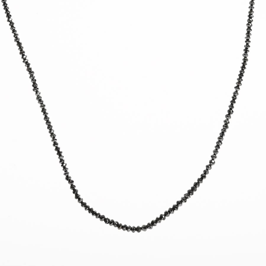 ブラックダイヤ ネックレス チェーン長さ(留め具含):約41/46cm