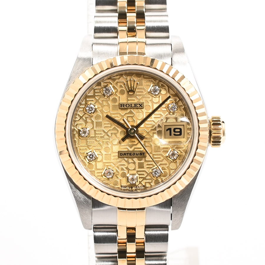 デイトジャスト イエロー / ベルトカラー：ゴールド/ステンレス ケース約26mm/ブレスサイズ:約16.5cm