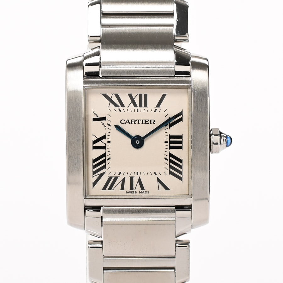 タンクフランセーズSM ホワイト W20×H25mm/ブレスサイズ:約16.5cm