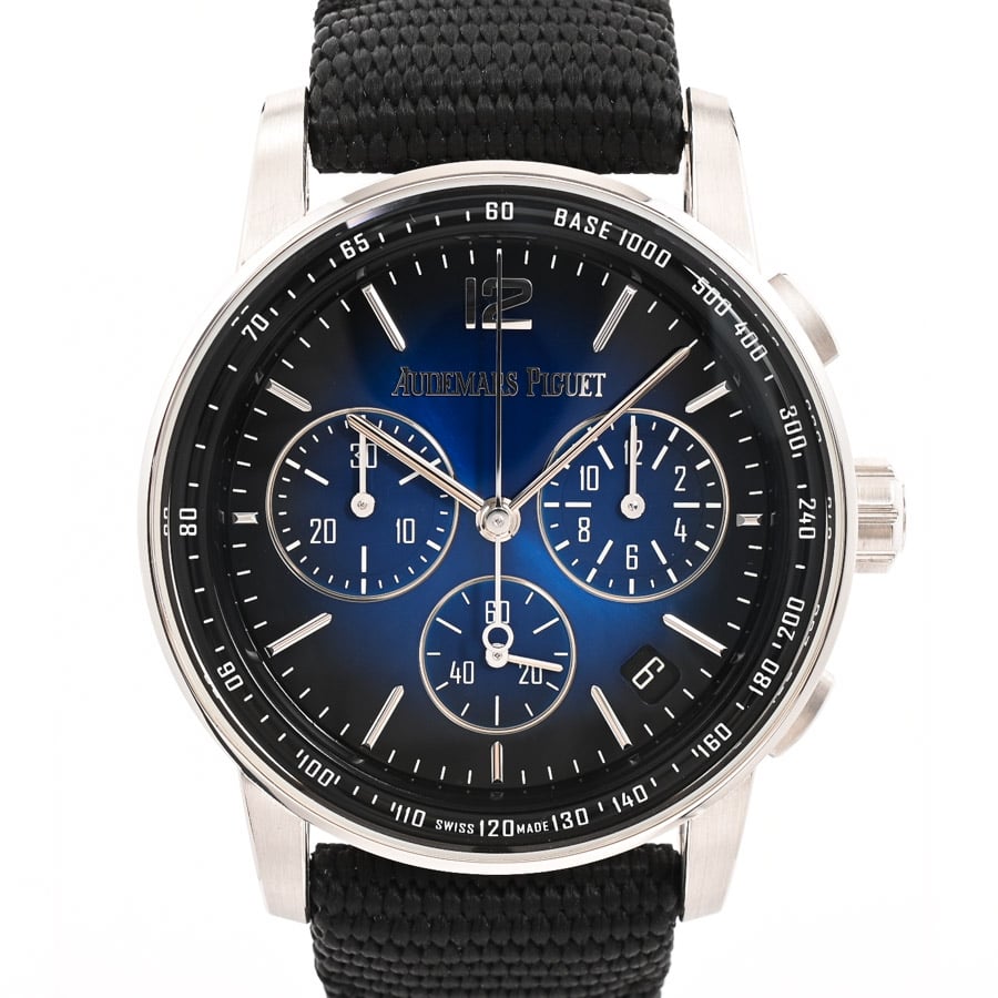 CODE11.59 バイ オーデマピゲ クロノグラフ ブルーグラデーション / ベルトカラー：ブラック ケース:約41mm