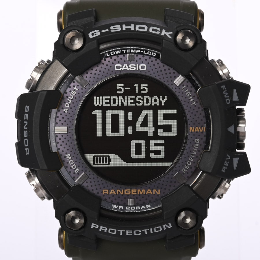 G-SHOCK MASTER OF G RANGEMAN ブラック / ベルトカラー：ブラック ケース:約57.7mm