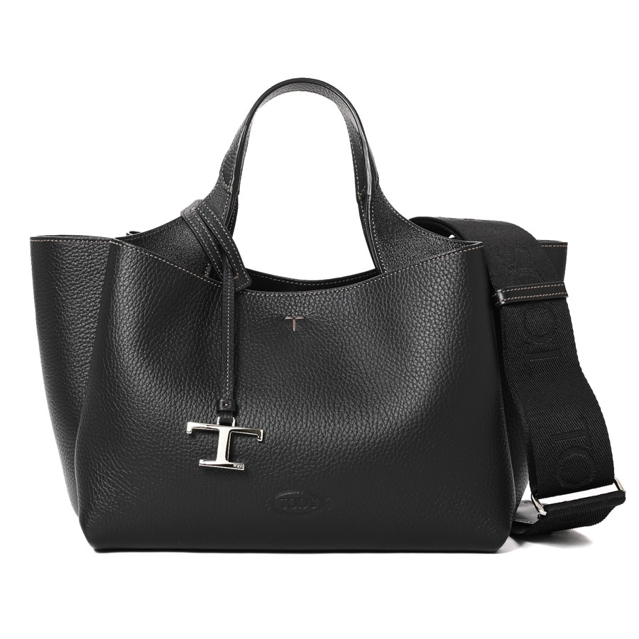 2WAYハンドバッグ ブラック 約W25xH18xD17cm(実寸)