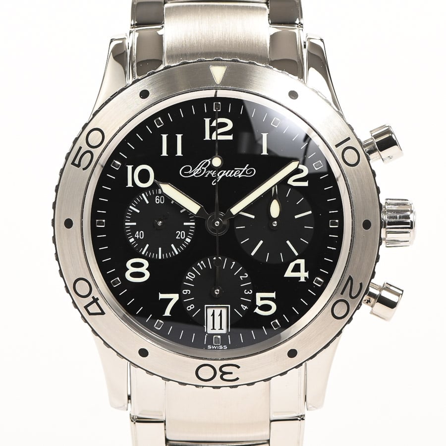 トランスアトランティック ブラック / ベルトカラー：ステンレス ケース約39mm/ブレスサイズ:約18.5cm