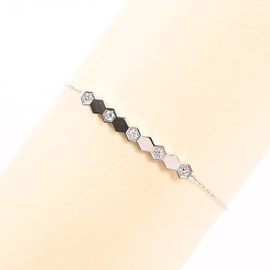 ビーマイラブ チェーン長さ(留め具含):約15.5/17.5cm/チャーム:約W30xH4mm
