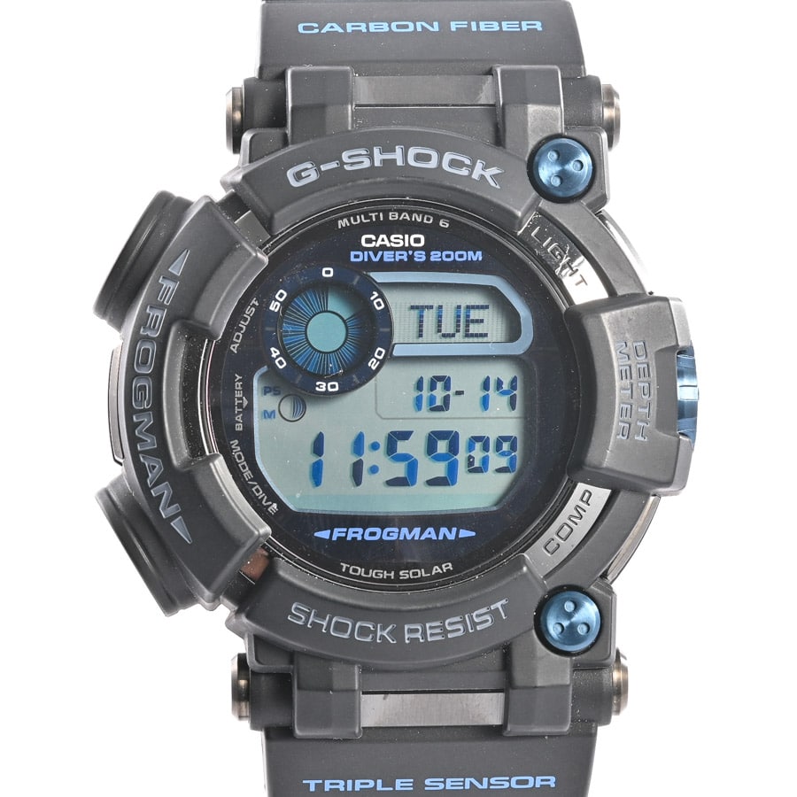 G-SHOCK MASTER OF GーSEA FROGMAN ブラック ケース:約52mm(実寸)
