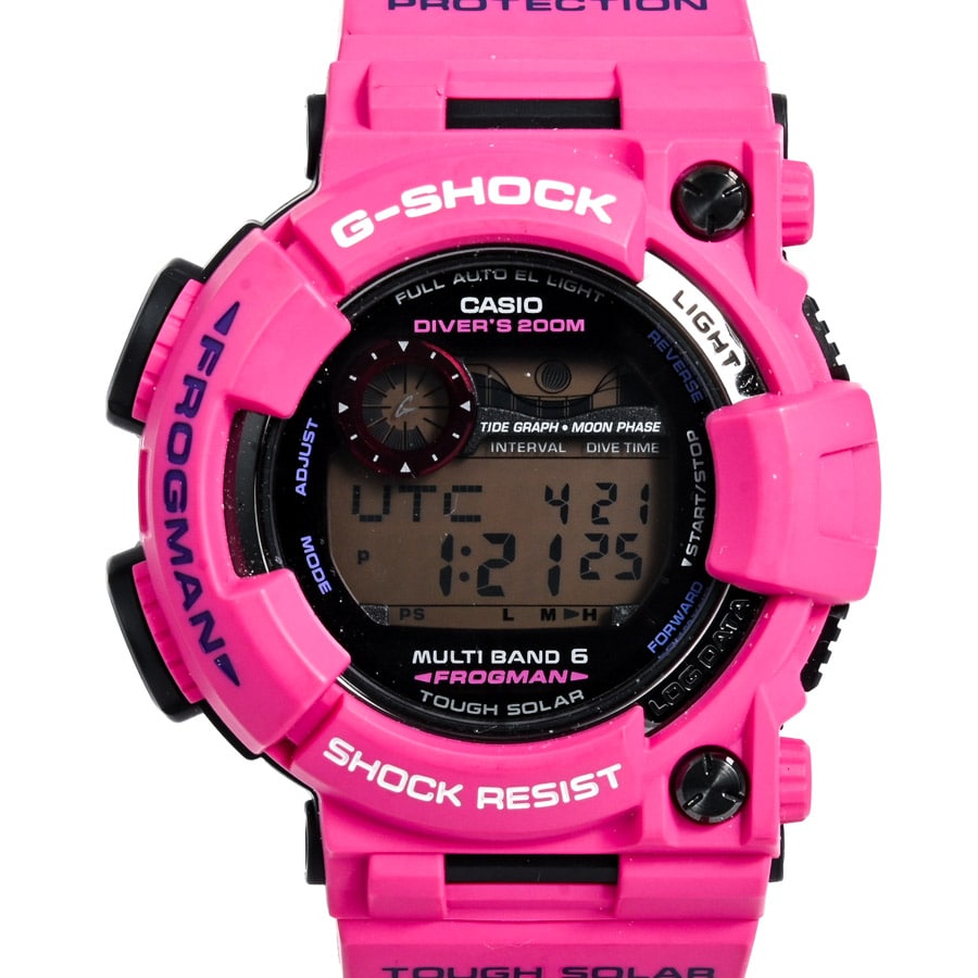 【中古A品】  カシオ G-SHOCK Gショック FROGMAN MEN IN SUNRISE PURPLE  GWF-1000SR-4JF ステンレス 新宿歌舞伎町店