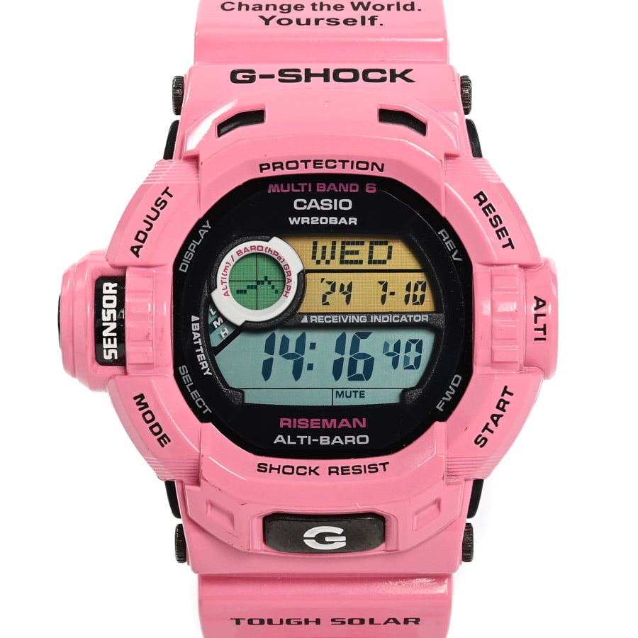 レア 眠た 美品g-shock GW-9200J RISEMAN初期