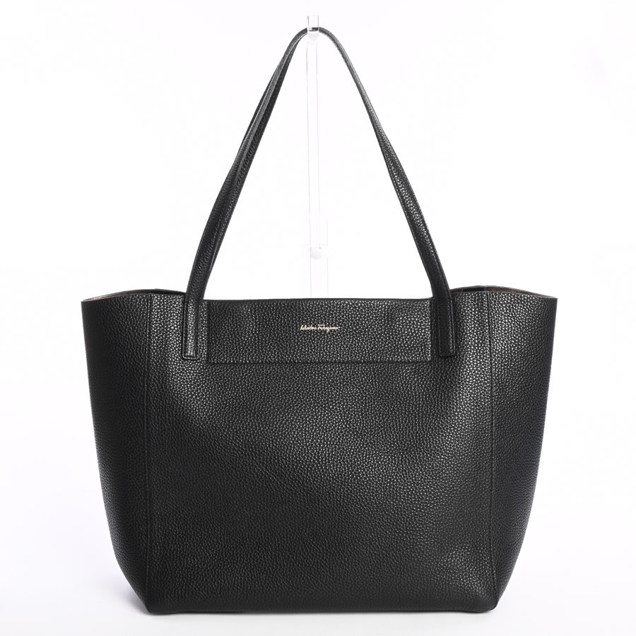トートバッグ ブラック 約W29.5xH27xD14cm(実寸)