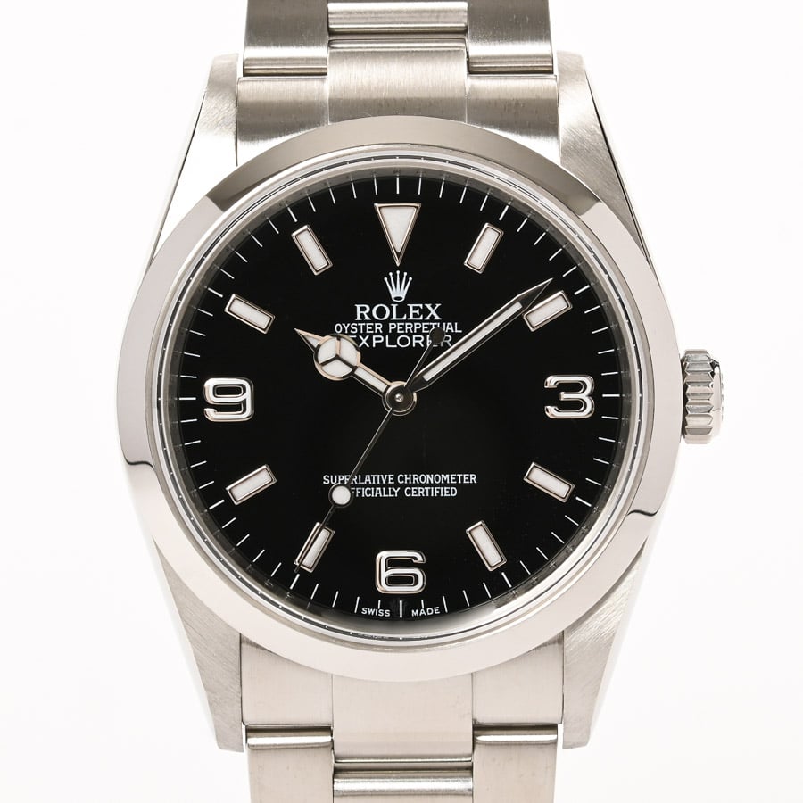 エクスプローラーI ブラック ケース約36mm/ブレスサイズ:約17.5cm