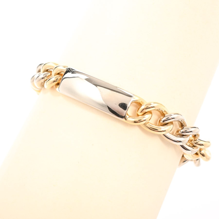 ブレスレット チェーン長さ(留め具含):約18cm/チャーム:約W35xH8mm